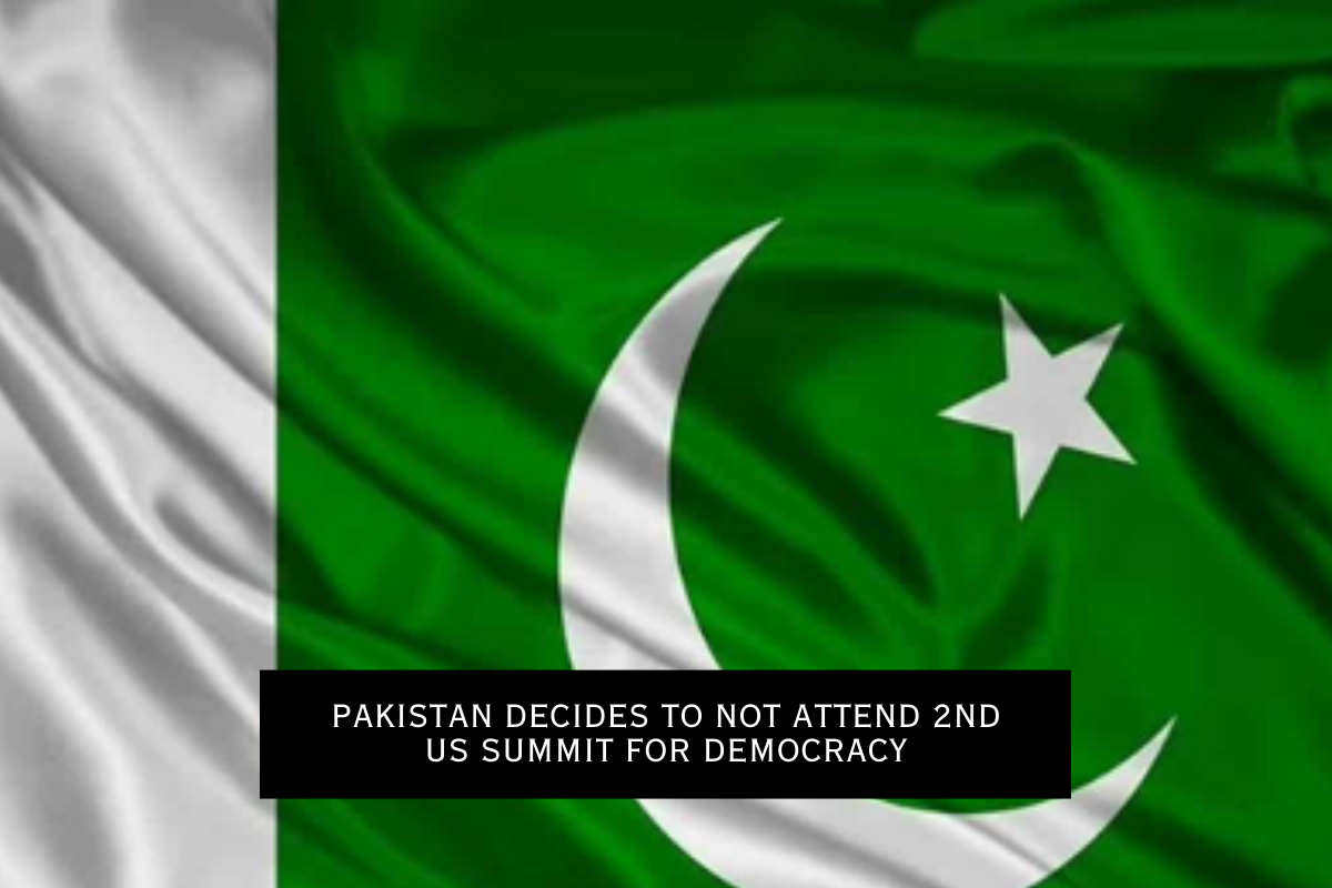 Pakistan decides to not attend 2nd US Summit for Democracy