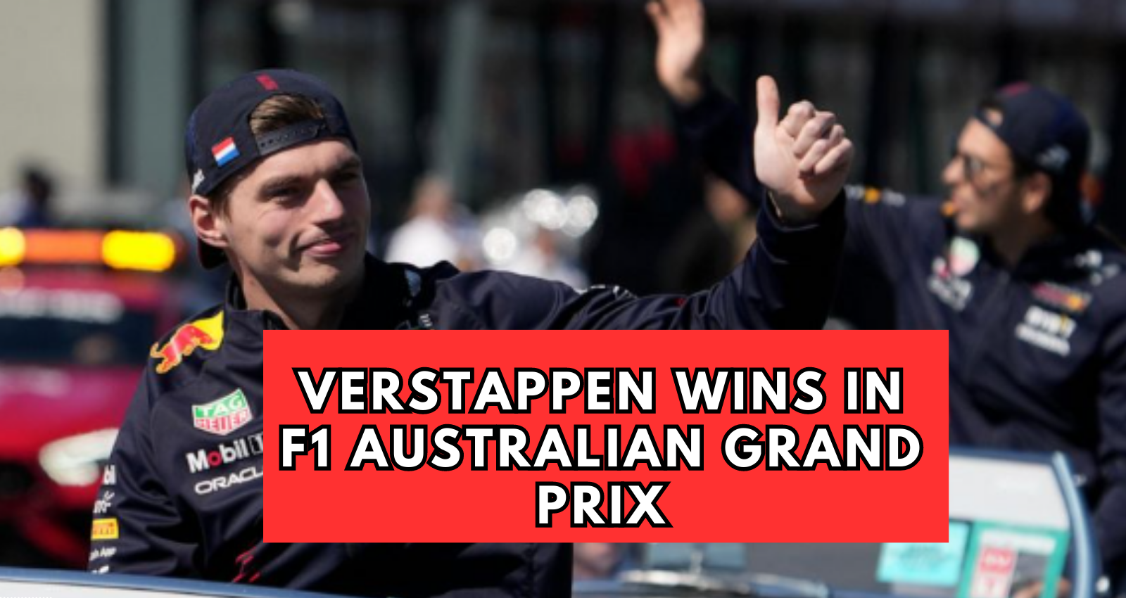 Verstappen wins in F1 Australian Grand Prix