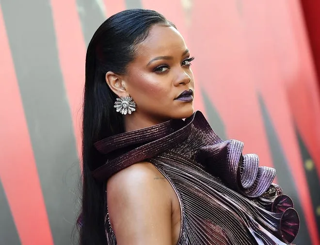 Rihanna attends the world premiere of "Oceans 8" in 2018.
